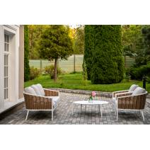  "Тоскана" лаунж-зона из искусственного ротанга, цвет соломенный (К), фото 5 