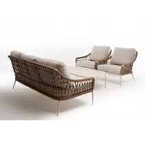  "Венеция" лаунж-зона из искусственного ротанга, цвет соломенный (К), фото 67 