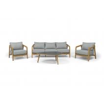  "Лейпциг" лаунж-зона из тика на 5 персон, цвет серый, фото 4 