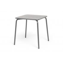  "Гелиос" стальной квадратный стол 70х70см, цвет темно-серый, фото 1 