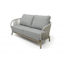  "Прато" лаунж-зона 4-местная плетеная из роупа, цвет светло-серый, фото 4 