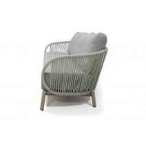  "Прато" лаунж-зона 5-местная плетеная из роупа, цвет светло-серый, фото 4 