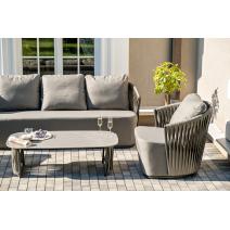  "Флоренция" лаунж-зона из искусственного ротанга, цвет графит (К), фото 12 