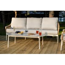  "Венеция" лаунж-зона из искусственного ротанга, цвет соломенный (К), фото 25 