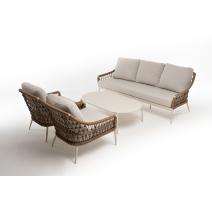  "Венеция" лаунж-зона из искусственного ротанга, цвет соломенный (К), фото 65 