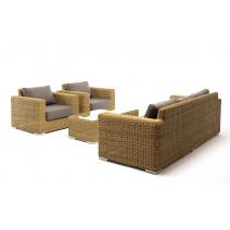  "Боно" лаунж-зона из искусственного ротанга, цвет соломенный, фото 84 