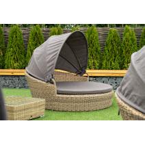  "Стильяно" плетеная кровать круглая, цвет соломенный, фото 66 