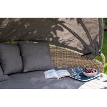  "Стильяно" плетеная кровать круглая, цвет соломенный, фото 203 