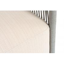  "Лугано" лаунж-зона 5-местная плетеная из роупа (веревки), каркас алюминиевый светло-серый, роуп серый меланж, фото 12 