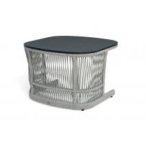  "Лугано" лаунж-зона 5-местная плетеная из роупа (веревки), каркас алюминиевый светло-серый, роуп серый меланж, фото 13 