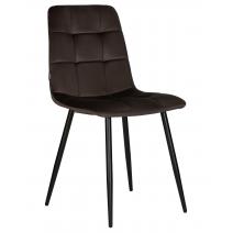  Стул обеденный DOBRIN CHILLY, Эспрессо Holland 74, основание черное, фото 1 