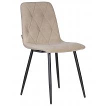  Стул обеденный DOBRIN CHILLY ROMBO, Капучино Simple 05, основание черное, фото 1 