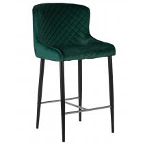  Стул полубарный DOBRIN CHRISTIAN'65, черные ножки, зеленый велюр (V108-64), фото 1 