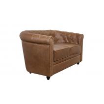  Кожаный диван лофт Karo Brown leather 2S, фото 2 