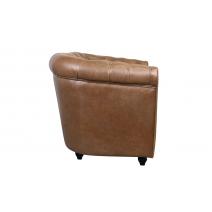  Кожаный диван лофт Karo Brown leather 2S, фото 3 