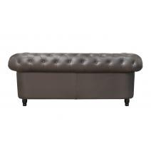  Диван из коричневой кожи Chesterfield Brown Leather 2S, фото 4 