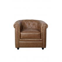  Кожаное кресло Karo Brown leather, фото 1 