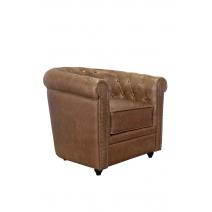  Кожаное кресло Karo Brown leather, фото 2 