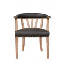  Стул в стиле ретро Tanner Genuine Brown Leather, фото 1 