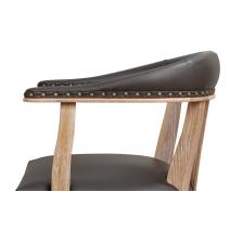  Стул в стиле ретро Tanner Genuine Brown Leather, фото 5 