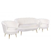  Комплект кресел и дивана ракушка Pearl Double Beige, фото 2 