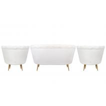  Комплект кресел и дивана ракушка Pearl Double Beige, фото 3 