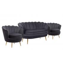  Комплект кресел и дивана ракушка Pearl Double Black, фото 2 