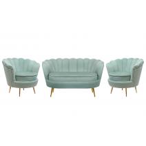  Комплект кресел и дивана ракушка Pearl Double Green, фото 1 