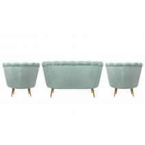  Комплект кресел и дивана ракушка Pearl Double Green, фото 3 