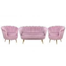  Комплект кресел и дивана ракушка Pearl Double Pink, фото 1 