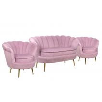  Комплект кресел и дивана ракушка Pearl Double Pink, фото 2 