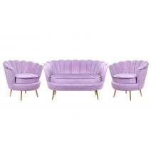  Комплект кресел и дивана ракушка Pearl Double Purple, фото 1 