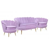  Комплект кресел и дивана ракушка Pearl Double Purple, фото 2 