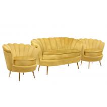  Комплект кресел и дивана ракушка Pearl Double Yellow, фото 2 