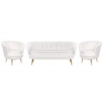  Комплект кресел и дивана ракушка Pearl Triple Beige, фото 1 