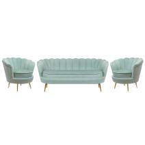  Комплект кресел и дивана ракушка Pearl Triple Green, фото 1 
