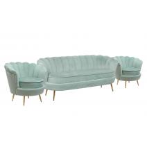  Комплект кресел и дивана ракушка Pearl Triple Green, фото 2 