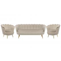  Комплект кресел и дивана ракушка Pearl Triple Taupe, фото 1 