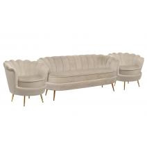  Комплект кресел и дивана ракушка Pearl Triple Taupe, фото 2 