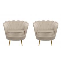  Комплект кресел ракушка Pearl Taupe, фото 1 