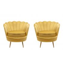  Комплект кресел ракушка Pearl Yellow, фото 1 