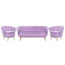  Комплект кресел и дивана ракушка Pearl Triple Purple, фото 1 