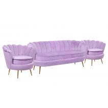  Комплект кресел и дивана ракушка Pearl Triple Purple, фото 2 