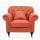  Кресло Kavita orange, фото 1 