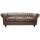  Кожаный коричневый диван Chesterfield brown 3S, фото 1 