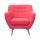  Низкое кресло Fuller red, фото 1 