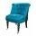  Низкое кресло Aviana blue velvet, фото 4 