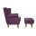  Кресло с пуфом Lab violet, фото 3 