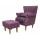  Кресло с пуфом Lab violet, фото 1 