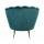  Дизайнерское кресло ракушка Pearl marine Сине-зеленый, фото 5 